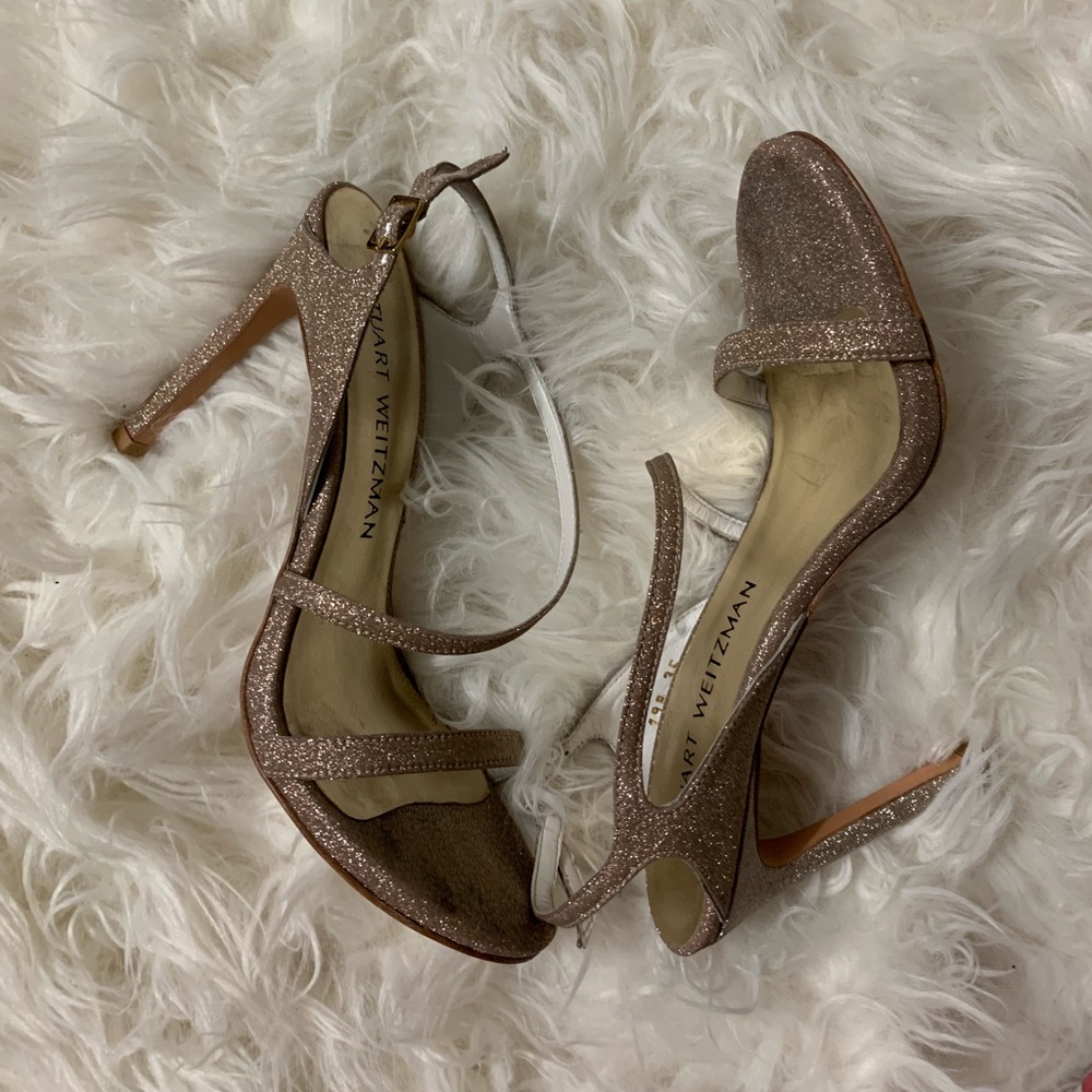 Stuart Weitzman sensual glitter heels sz36